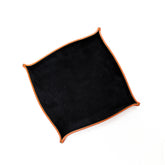 Svuotatasche grande in pelle liscia arancione,realizzato e venduto da Pianigiani Bags